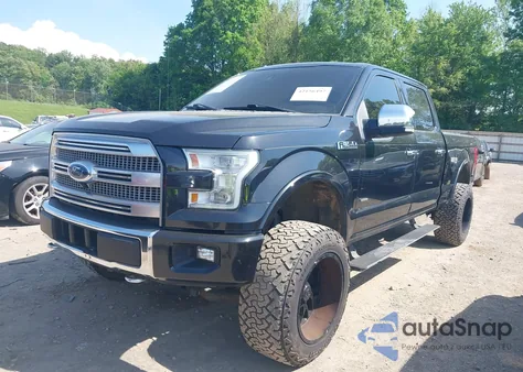 2015 Ford F-150 Platinum from USA, damaged, VIN 1FTFW1EG4FFC10689